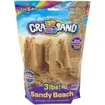 CRA-Z-Sand 3LB Bag of Amazing Beach Sand with Surprise Sand Tool, Shape, Mold and Slice It, Fun Sensory Toy for Ages 4 and up