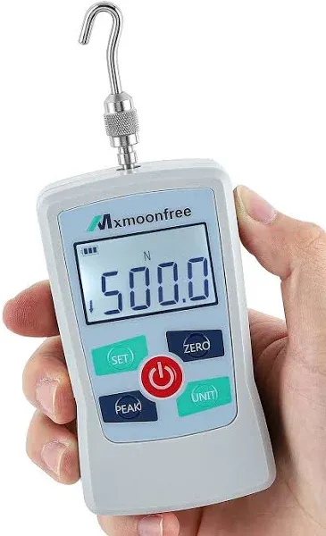 Mxmoonfree 500N Digital Force Push Pull Gauge Portable Meter (ZMF-500n). A2