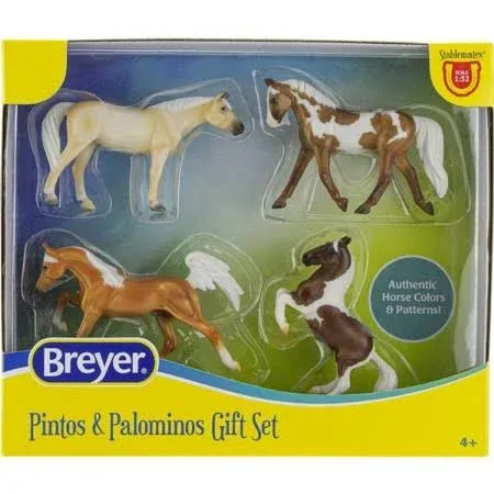 Breyer Horses Stablemates Pintos &amp; Palominos Collection | 4 Horse Set