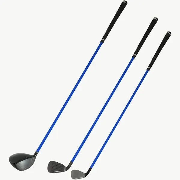 Lag Shot Driver + 7 Iron Combo Golf Club Swing Trainer Aid