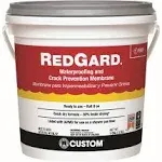 Custom Bldg Products LQWAF1-2 Redgard Waterproofing, 1 Gal