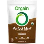 Orgain Perfect Meal, Organic, Vegan Meal Replacement Protein Powder, Chocolate -