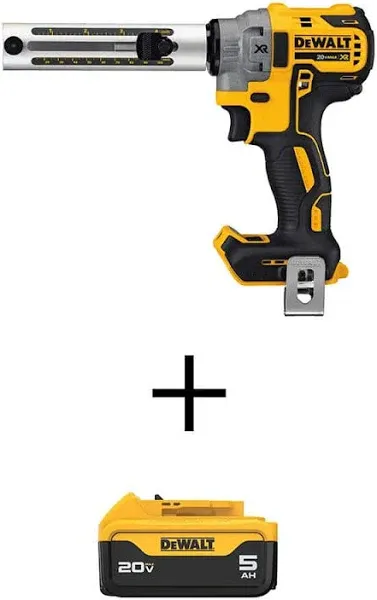 DEWALT THHN and XHHW Cable Stripper 20V MAX Cordless Brushless w/ 5.0Ah Battery