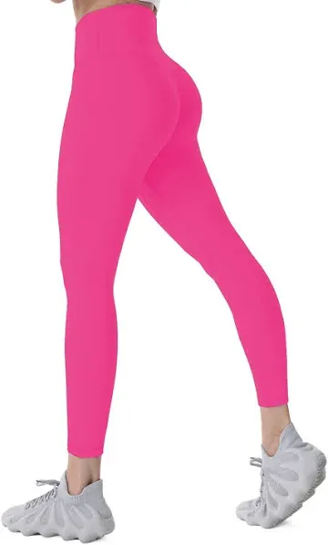 Sunzel Womens Workout Leggings with High Waist Tummy Control- Size 8