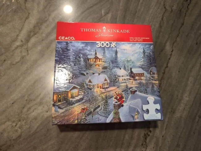 Thomas Kinkade Studios Santa&#039;s Silent Night 300 PC Puzzle Brand New Ceaco