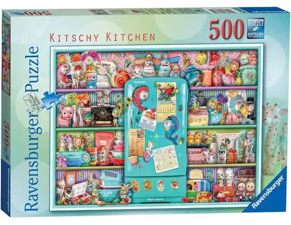 Ravensburger Kitschy Kitchen 500 Piece Jigsaw Puzzle