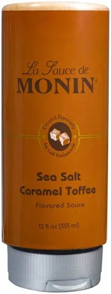 Monin Sea Salt Caramel Toffee Sauce