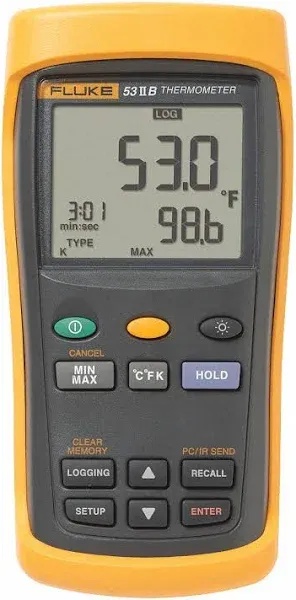 FLUKE DIGITAL THERMOMETER/Provided with Calibration Certificate