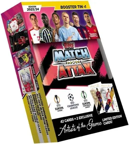 Topps Match Attax Extra UEFA Champions League 2021/2022 Card Booster Tin 