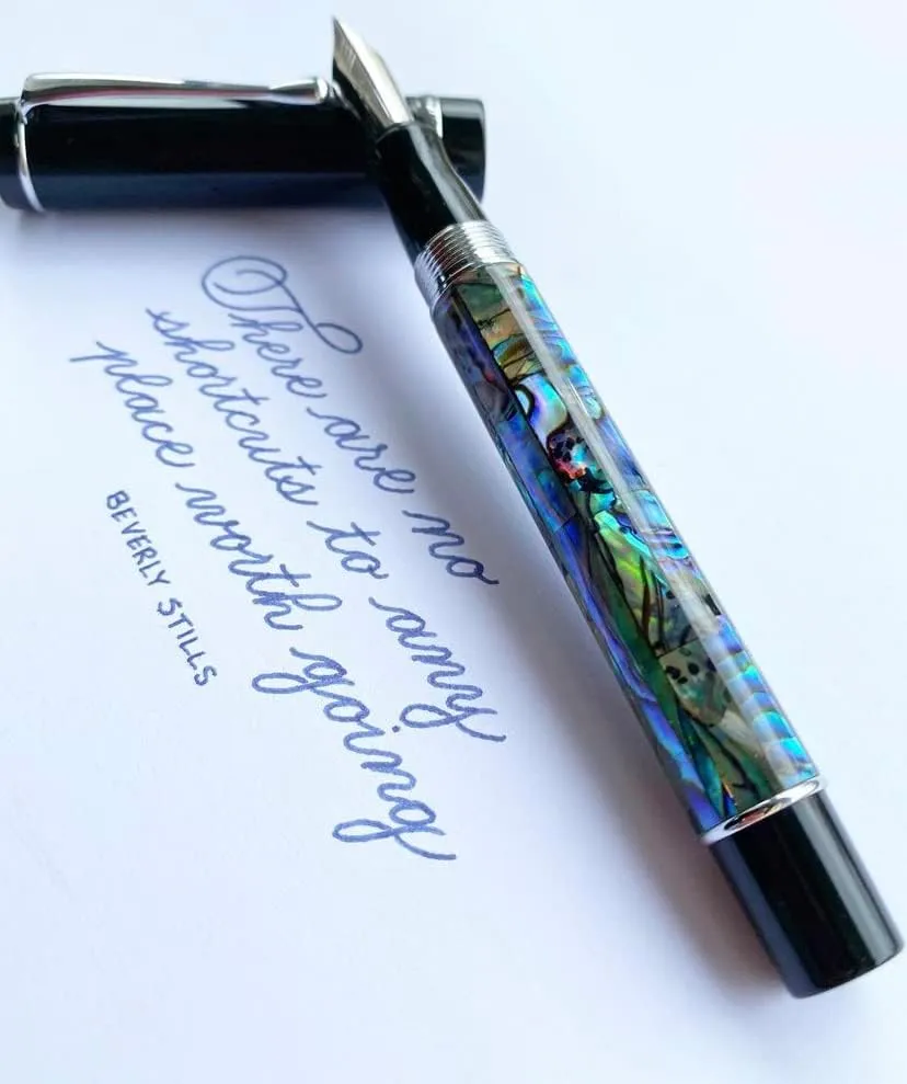 Conklin Duragraph Fountain Pen - Purple Nights - Stub