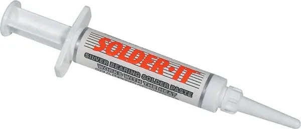 Solder-It SP-7 Silver Solder Paste 7.1 Grams | Soldering Flux Paste for Electronic Components, Home Improvement, and Wiring | Silver Solder for Jewelry Making and Repair | Lead-Free Solder Flux