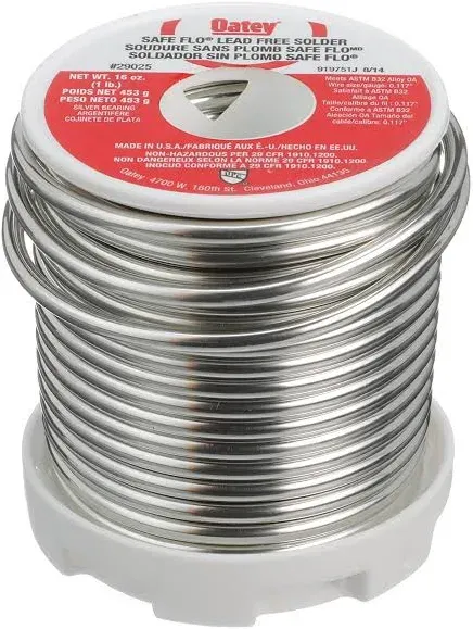 Oatey Safe-Flo Silver Wire Solder