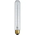 Globe Electric 60W Vintage Edison Radio Tube Clear Glass Dimmable Incandescent Light Bulb, E26 Base, 220 Lumens,83004