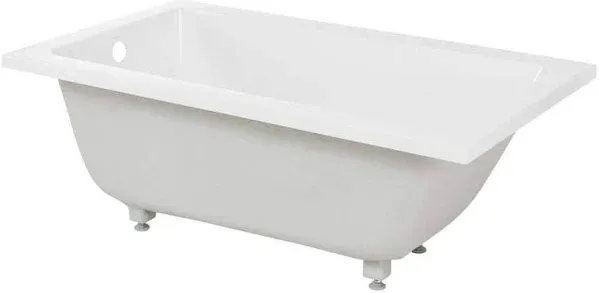 Voltaire 54" x 30" Reversible Drain Drop-In Bathtub