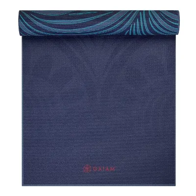 Gaiam 6mm Premium Reversible Yoga Mat - Peaceful Waters