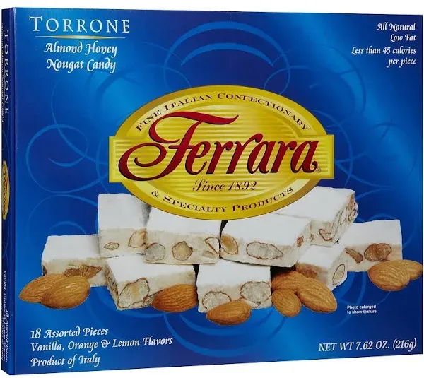 Ferrara Soft Almond Torrone Nougat