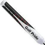 Golf Pride Reverse Taper Pistol Large Putter Grips - Black/White