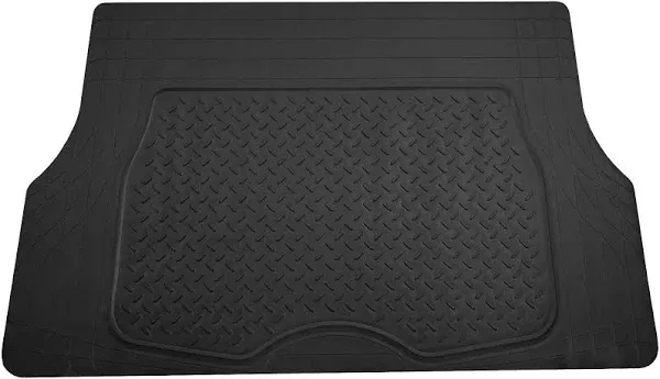 Car Trunk Cargo Floor Mat Liner Vinyl Rubber Heavy Duty Black 47 In. X 32 In