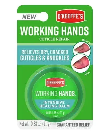 O&#039;Keeffe&#039;s Working Hands Cuticle Repair 0.38oz Jar New! Free Shipping...