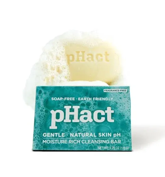 ANDREW LESSMAN pHact Soap-Free Cleansing Bar All Skin Types 12 Pack 4.25 oz each