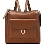 Fossil Women's Parker Leather Mini Backpack - Brown