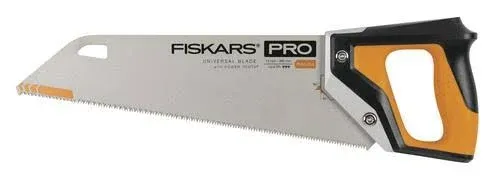 FISKARS 730700-1001 Hand Saw,15 in Blade L,PVC/Wood 811EE7