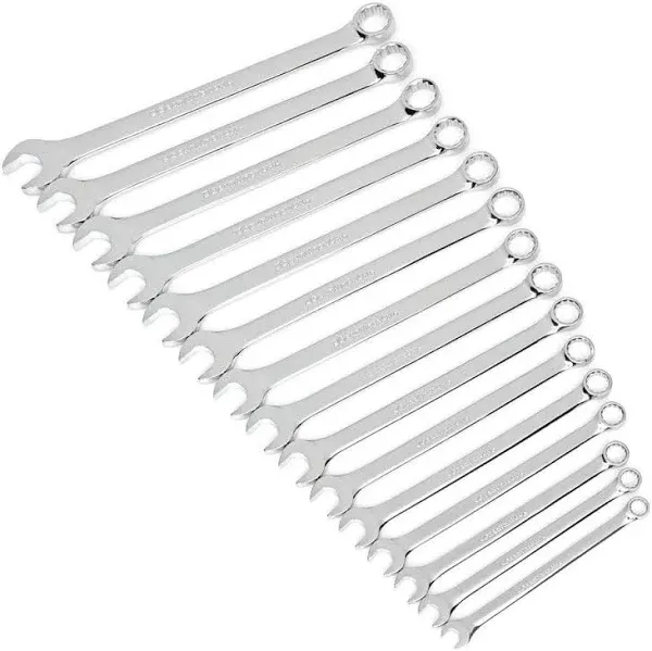 GEARWRENCH Comb Non-ratcheting Wrench Set,15pc,sae