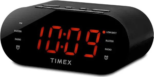 Timex AM-FM Dual Alarm Clock Radio with Digital Tuning