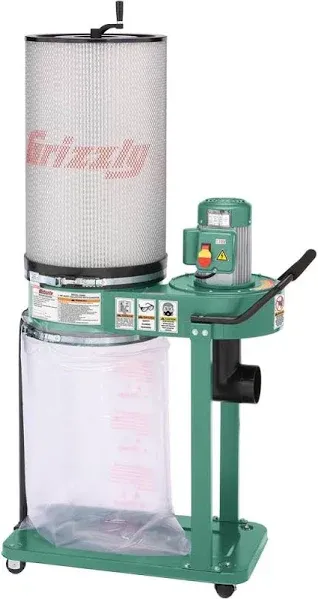 Grizzly G0583Z - 1 HP Canister Dust Collector