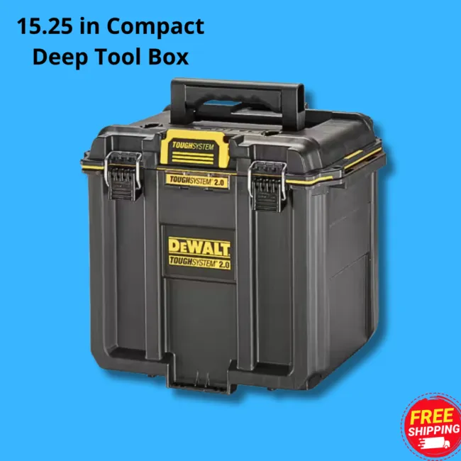 Dewalt Toughsystem 2.0 Compact Deep Toolbox - Heavy Duty Storage Solution