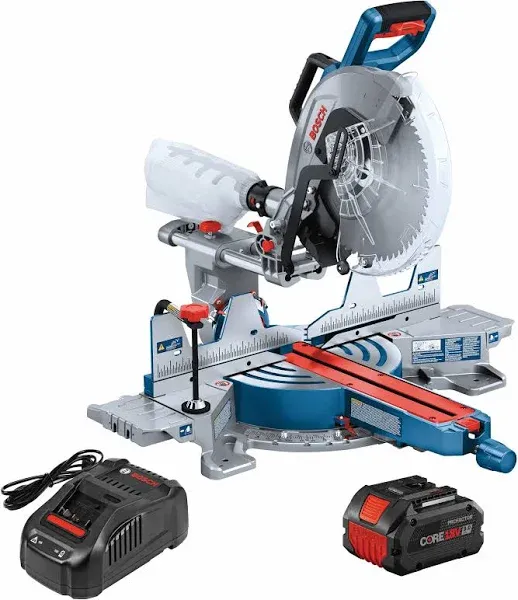 Bosch GCM18V-12SDN14 18V PROFACTOR 12" Slide Miter Saw Kit w/ (1) 8.0 Ah CORE Performance Battery