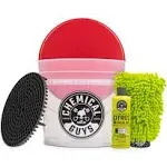 Chemical Guys Hol133 Best Detailing Bucket Kit, 16 fl. oz (5 Items)