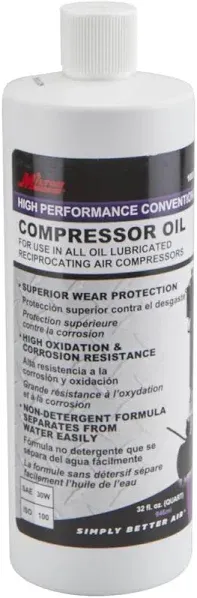 Milton 1002-32 High Performance Conventional Air Compressor Oil