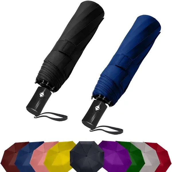 SIEPASA Windproof Travel Compact Umbrella-Automatic Umbrellas for Rain-Compact Folding Umbrella, Travel Umbrella Compact, Small Portable Windproof