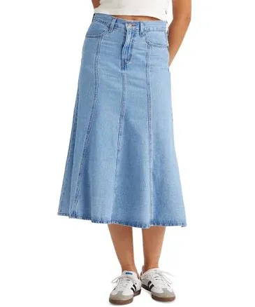 Levi's Women's Fit & Flare Denim Skirt