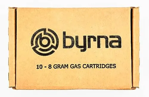 Byrna 8 Gram CO2 Cartridges with Oiler (10/Pack)