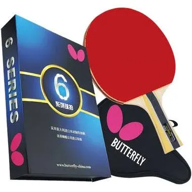 New Butterfly BTY603-FL Ping Pong Paddle Shake Hand Table Tennis Racket