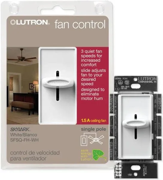 Lutron Slide Fan Control