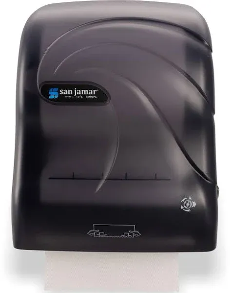 San Jamar, SJMT7400TBK, Simplicity Essence Roll Towel Dispenser, 1 Each, Black Pearl, 15.1" x 12.4" x 9.3