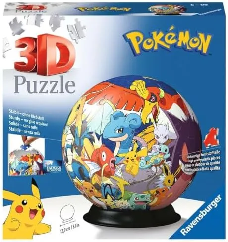 Ravensburger PokÃ©mon 72 Piece 3D Jigsaw Puzzle