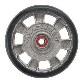 8 in. x 1-5/8 in. Hand Truck Wheel Mold-On Rubber with Sealed Semi-Precision Bea