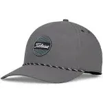 BRAND NEW TITLEIST BOARDWALK ROPE CHARCOAL TIDAL GOLF HAT