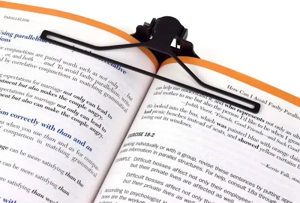 FolioKlip Book Page Holder Page Holder for Reading Book Holder for Reading Hands Free