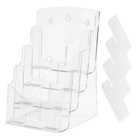 Skyshalo 8.5 x 11 inch Acrylic Brochure Rack