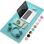 Desk Mat Mouse PadWaterproof Desk PadLarge mouse pad for desk Leather Desk Pa...