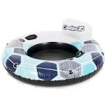 Bestway Coolerz Rapid Rider 53 Inch Inflatable Pool River Raft Tube Float, Blue