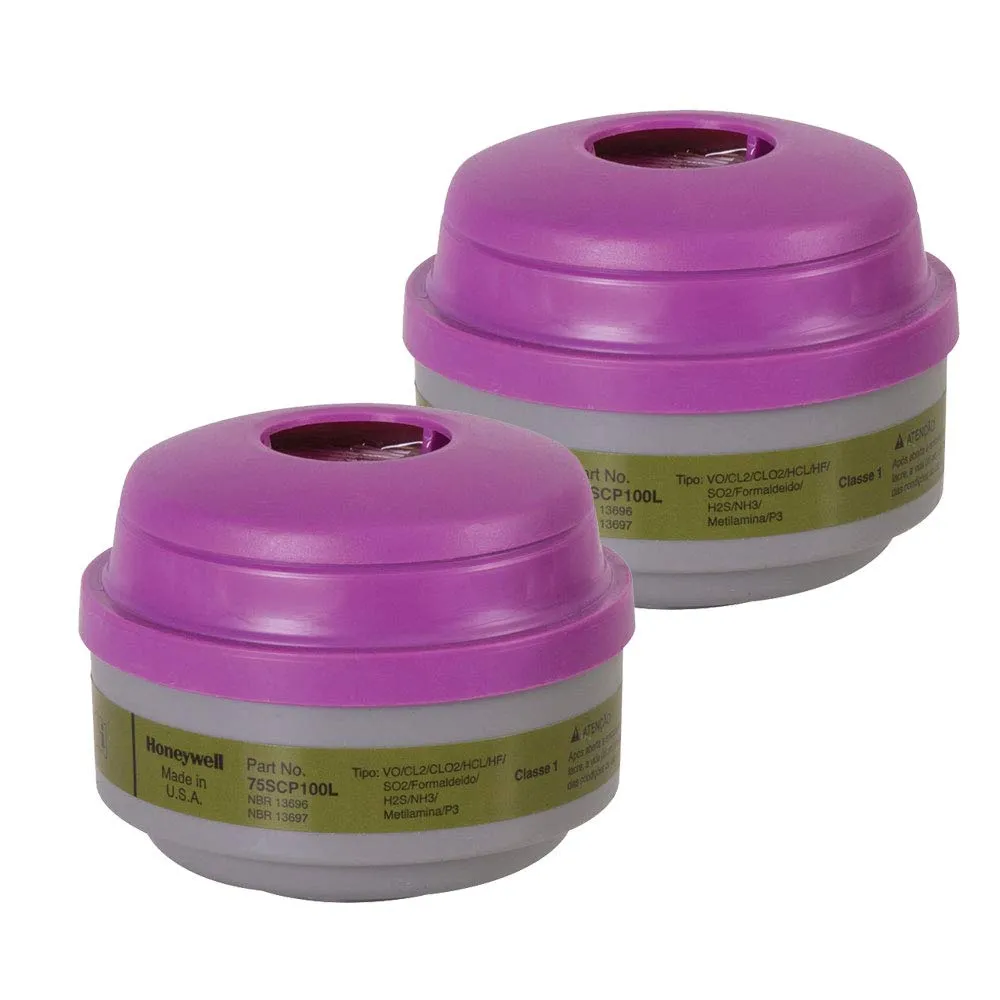 North 75SCP100 Multi-Contamin<wbr/>ant plus two pair 7580P100 Particulate cartridges