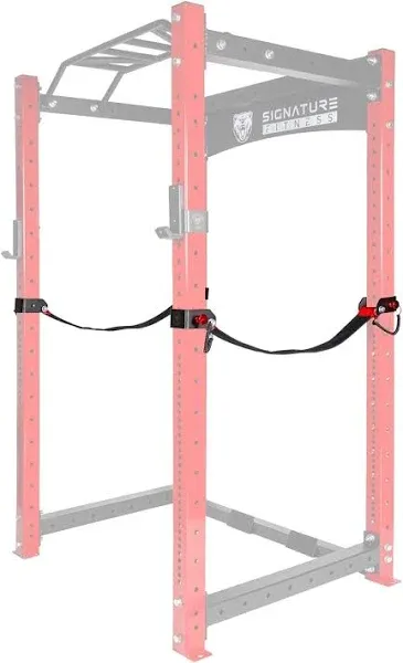 3” x 3” Power Cage Squat Rack Accessories, Safety Straps