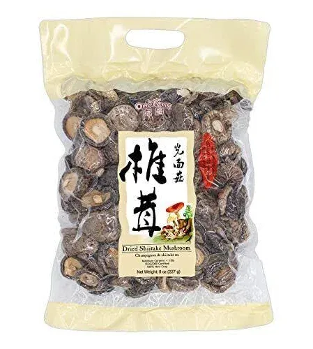 ONETANG Dried Mushrooms 16 oz Dried Shiitake Mushrooms 2020 New Mushrooms 1 Pound