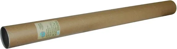 Earth Hugger Kraft Mailing Tube,(Pack of 12), 3" x 36" Each (37022-EH)